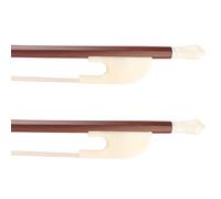 tamaño completo violín Arcos 2 Uds Arcos De Violín 4/4 Madera De Serpiente/palo De Brasil/arco De Fibra De Carbono Blanco/negro Mongolia Crin Respuesta Rápida Arco violín (Color : 08)