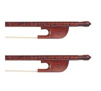 tamaño completo violín Arcos 2 Uds Arcos De Violín 4/4 Madera De Serpiente/palo De Brasil/arco De Fibra De Carbono Blanco/negro Mongolia Crin Respuesta Rápida Arco violín (Color : 10)