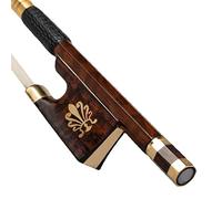 tamaño completo violín Arcos Arco De Violín Redondo 4/4 De Madera De Serpiente Seleccionado, Incrustaciones De Pavo Real, Rana De Madera De Serpiente, Respuesta Rápida Arco violín