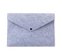 Tamaño de carta: sobre A4 de gran capacidad de alta calidad, carpeta de fieltro, diseño de botones ocultos, bolsillo para documentos, bolsa organizadora de archivos de oficina para una visión clara