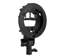 Tamaño de Instalación Ajustable, Diseño Liviano Soporte Tipo S para Flash Snoot Softbox Dish Reflector Paraguas