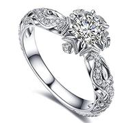 Tamaño de la boda 5-11 Conjunto de novia Anillos elegantes para mujeres Joyería de moda de compromiso de boda con anillo de circonita cúbica brillante completo femeninoÚtil tratado.