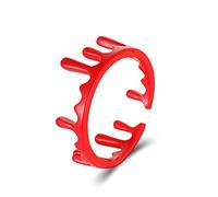Tamaño de mancha de sangre falsa ajustable para series | Accesorio de decoración de terror de Halloween para mujer, joyería gótica para mujer