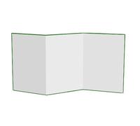 Tamaño de teclado portátil Trifold Chromas para aplicaciones con pantalla verde y fondo blanco, foto del producto