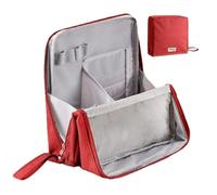 Tamaño de viaje Bolsa de cosméticos Organizador de cosméticos portátil con | Estuche de viaje para champú, base, acondicionador, crema solar, laca y