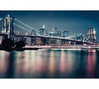 Tamaño Grande New York Brooklyn Puente Negro Papel Foto Mural Adulto Teen