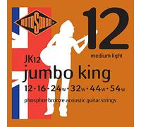 Tamaño mediano Rotosound Jumbo King JK12 phos bronce cuerdas de guitarra acústica 12 - 54 (2 paquetes)
