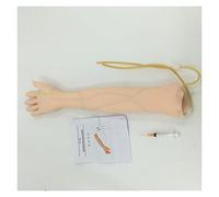 Tamaño real anatómico flebotomía venopunción práctica brazo anatomía inyección práctica simulador médico enfermera entrenamiento Kit(A)