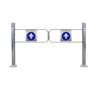 Tamaños múltiples automáticos de la plata del acero inoxidable puerta manera oscilación una(130x97cm)