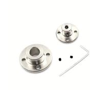 Tamaños múltiples de acero del acoplamiento rígido eje reborde la guía motor con llave inglesa y los tornillos(A 8mm)
