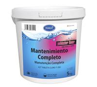 Tamar Cloro Mantenimiento Completo, tabletas 200 gr, 5KG, Especial Piscinas Poliester Liner, disolución Lenta, sin Cobre