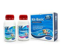 Tamar Kit Basic Mantenimiento Mini Piscinas, Cloro Choque acción rápida + Antialgas