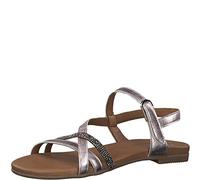 Tamaris 1-1-28120-22 Mujer Sandalia con Tiras,Sandalias con Correa,Zapatos de Verano,cómodo,Confort,Plana,Touch-IT,Rose Metallic,36 EU