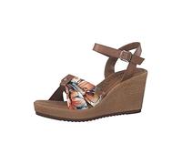 Tamaris 1-1-28346-20, Sandalias con cuña Mujer, Cuoio Flower, 37 EU