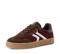 Tamaris 1-23723-44/402 - Zapatos con Cordones para Mujer, de Piel Lisa, Color Beige, Merlot Comb, 42 EU