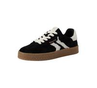 Tamaris 1-23723-44/402 - Zapatos con Cordones para Mujer, de Piel Lisa, Color Beige, Negro Fur, 41 EU