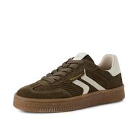 Tamaris 1-23723-44/402 - Zapatos con Cordones para Mujer, de Piel Lisa, Color Beige, Verde Oliva, 42 EU