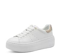 Tamaris 1-23755-45, Zapatillas Mujer, Blanco Wht Champagne, 38 EU