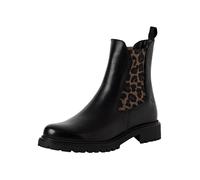Tamaris 1-25427-41, Botas Estilo Chelsea Mujer, Leopardo Negro, 42 EU