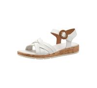 Tamaris 1-28129-44, Sandalias Planas Mujer, Blanco, 38 EU