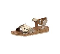 Tamaris 1-28129-44, Sandalias Planas Mujer, metálico, 38 EU
