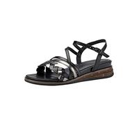 Tamaris 1-28250-20, Sandalia Mujer, Peine Negro, 39 EU