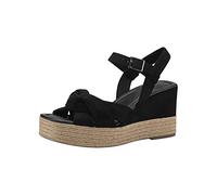 Tamaris 1-28310-20 cuña, Sandalia Mujer, Negro, 38 EU