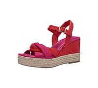 Tamaris 1-28310-20 cuña, Sandalia Mujer, Ruby Comb, 37 EU