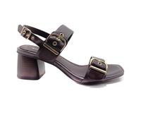 Tamaris 1-28354-46-001, Sandalias con tacón, Puntera Descubierta, para Mujer,Color Moca. - Cuero Talla: 41