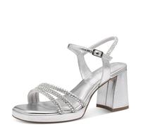 Tamaris 1-28355-44, Sandalias Mujer, Silver Glam, 36 EU