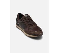 Tamaris Zapatillas Bajas Planas para Mujer, Color marrón (Mocca Comb), 39