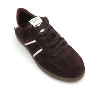 Tamaris 23624 Zapatillas Piel Ante Burdeos Ecopiel en Blanco Fondo Goma