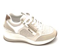 Tamaris 23703 Zapatilla Cuña Interna 5Cm Piel Multicolor Con Cierre Lateral S