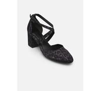 Tamaris Zapatos de tacón para Mujer con Correa 1-24414-41, Gris Leopardo, 40 EU