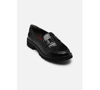 Tamaris Mocasines Planos para Mujer, Negro (Black Croco), 37