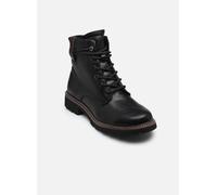 Tamaris Damen Lace Boot Flat 1-25262-45, Botas Cortas al Tobillo Mujer, Negro, 40 EU