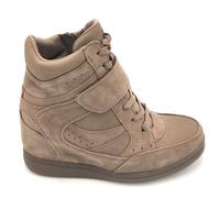 Tamaris 25282 Botín Cordones Cremallera Tiras Zueco Ante Taupe 6/7