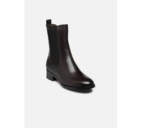 Tamaris Botines Chelsea para Mujer, Piel, Cómodos, Caoba, 38 EU