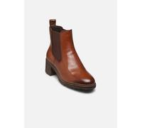 Tamaris Botines Chelsea para Mujer, Piel, Cómodos, Muscat, 39 EU