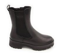 Tamaris 25457 Botín Elástico Piel Moka Cierre Cremallera Tacón 2cm 36 EU