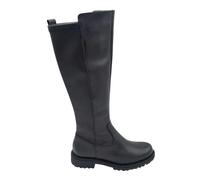Tamaris 25605 Bota De Piel Negra - Cremallera Tacón 3cm Suela De Goma 5/6