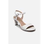 Tamaris Sandalias Con Tacón para Mujer, Sintéticas, Blanco Mate, 38 EU