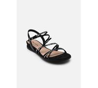 Tamaris Damen 1-28103-42 - Sandalias planas para mujer, color negro glamour, talla 6.5