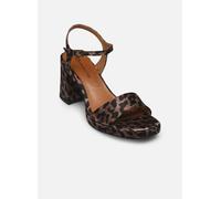 Tamaris Damen 1-28343-44, Sandalia con talón Mujer, Marrón Combinado, 37 EU