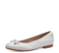 Tamaris 8-82102-42 Bailarinas Mujer, Blanco, 38 EU