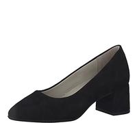 Tamaris 8-82300-20, Bomba Mujer, Black Suede, 38 EU Ancho