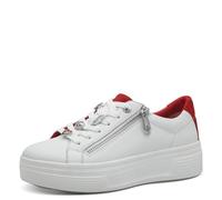 Tamaris Comfort Damen Bequem, Zapatillas Mujer, Rojo y Blanco, 39 EU