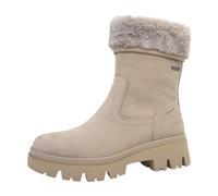 Tamaris 8-86420-41 Comfort Fit-Plantilla Intercambiable de Piel Duotex con Forro cálido, Botas Cortas al Tobillo Mujer, Gris, 42 EU Ancho