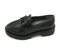 Tamaris 84704-018 Mocasín Naplak Negro Accesorio Fondo C/Armado Tacón 4cm 3/4