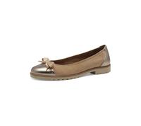 Tamaris Damen 1-22126-43, Zapatos Tipo Ballet Mujer, Tan Comb, 39 EU